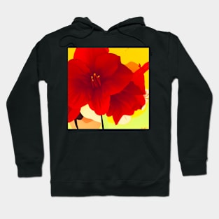 Red Amaryllis Hoodie